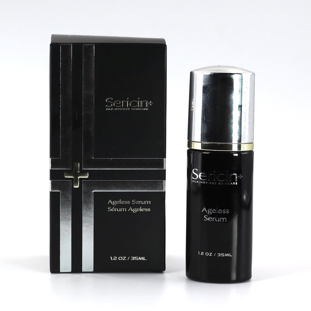 Sericin+ Ageless Serum Unisex 1.2 oz Black Silk Protein Anti Aging Skincare New
